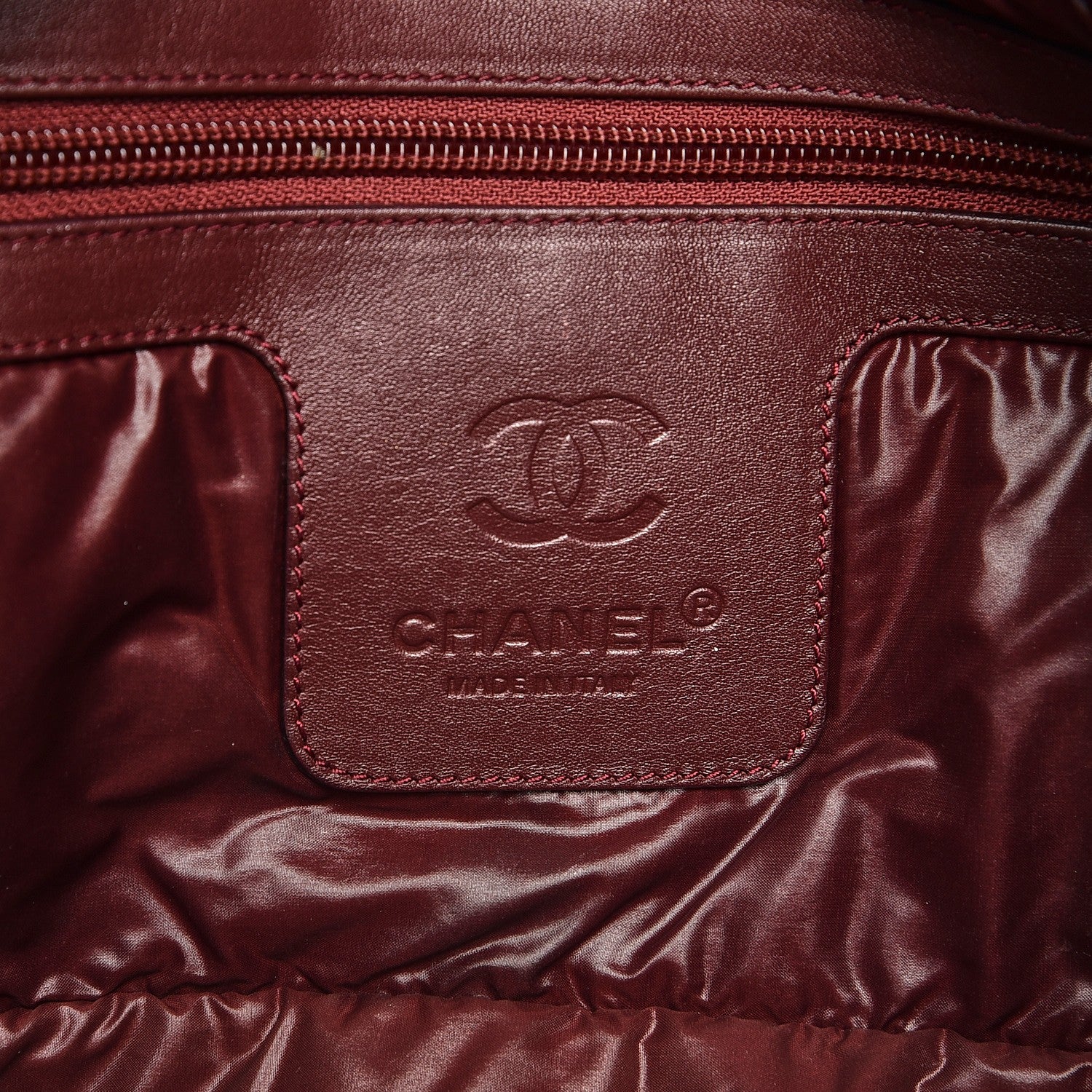 Chanel Nylon Quilted Large Coco Cocoon Tote Black 6 of 9