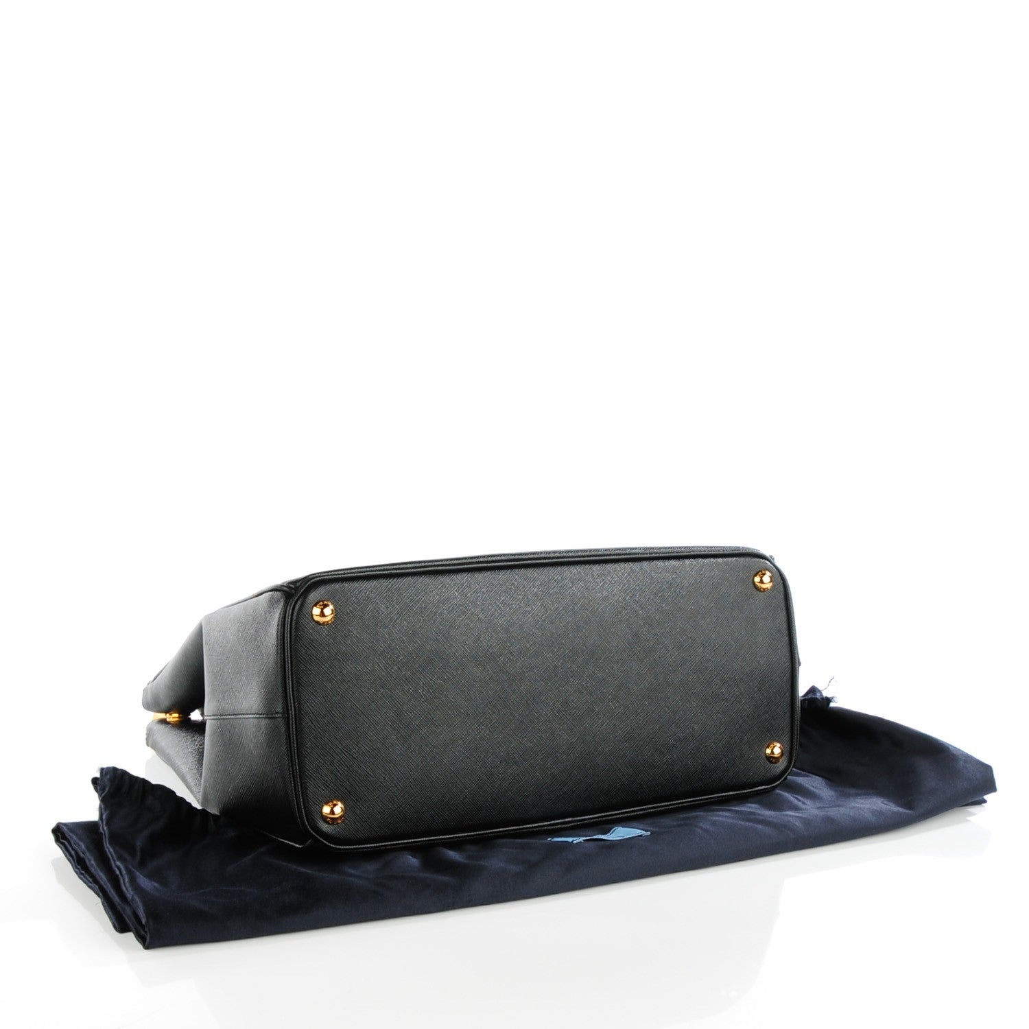 Prada Saffiano Large Galleria Double Zip Tote Black 4 of 9