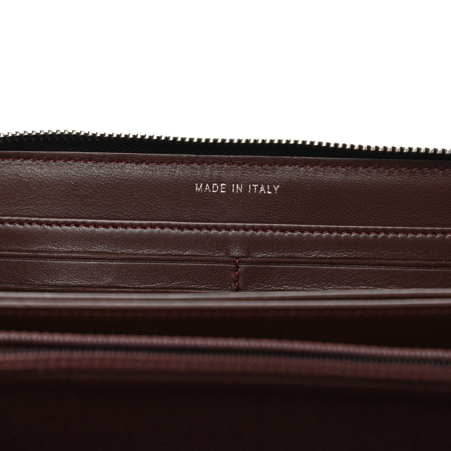 Chanel Lambskin Chevron Quilted Zip Around Wallet Black 7 of 9