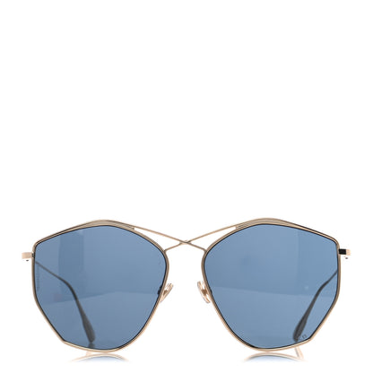 Christian Dior Metal Stellaire 4 Sunglasses Blue Gold 2 of 8