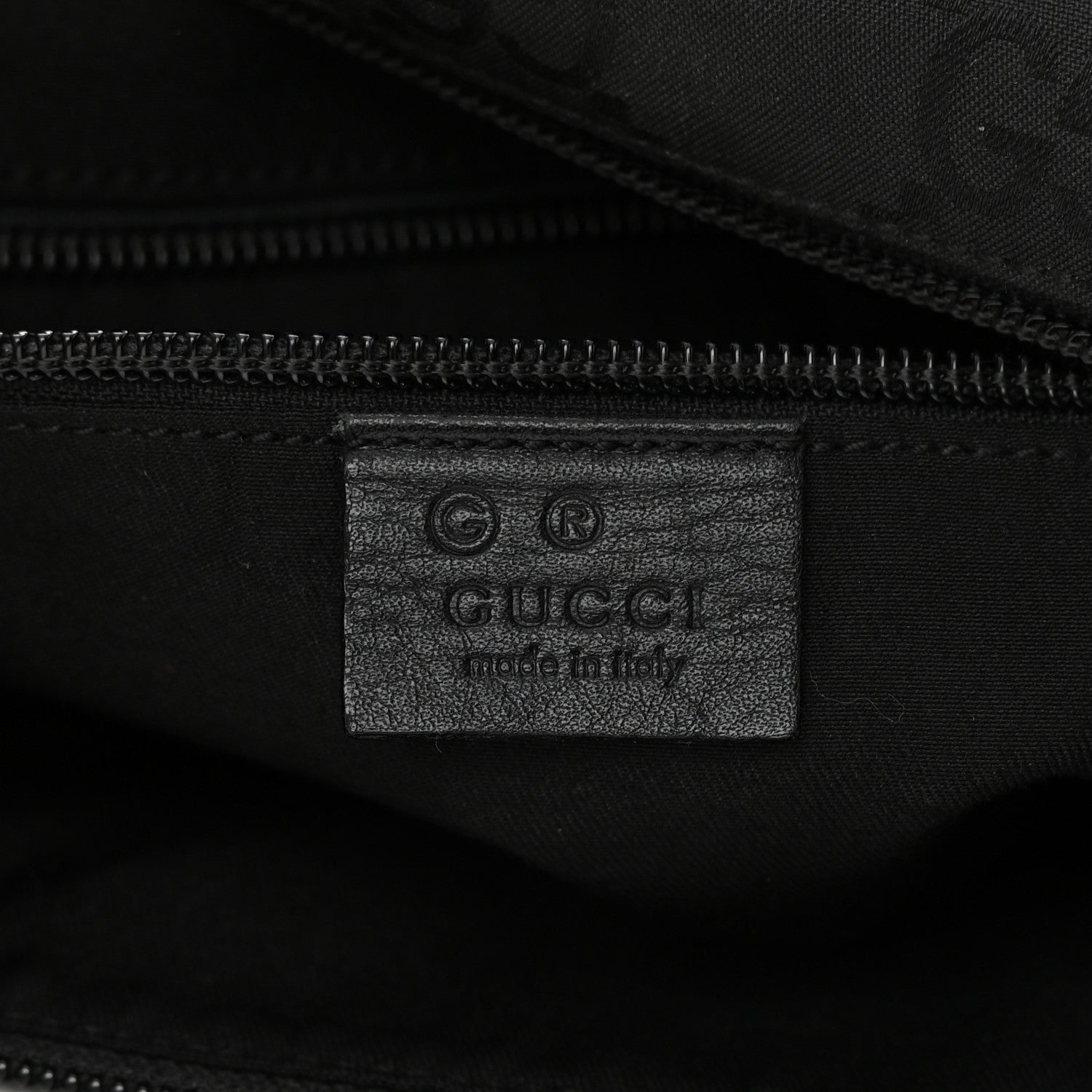 Gucci Nylon Monogram Extra Large Satchel Black 6 of 12