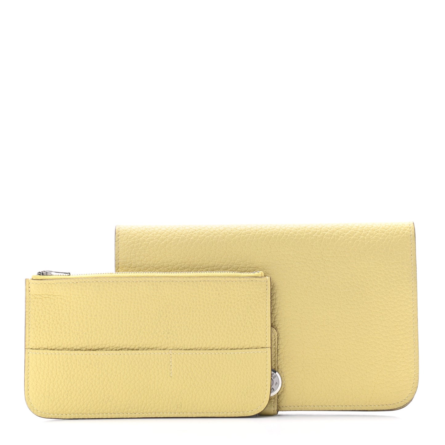 Togo Dogon Duo Wallet Jaune Poussin