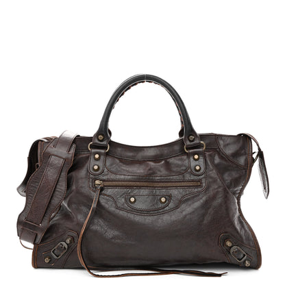 Balenciaga Agneau Classic Hardware City Cigare Fonce 1 of 19