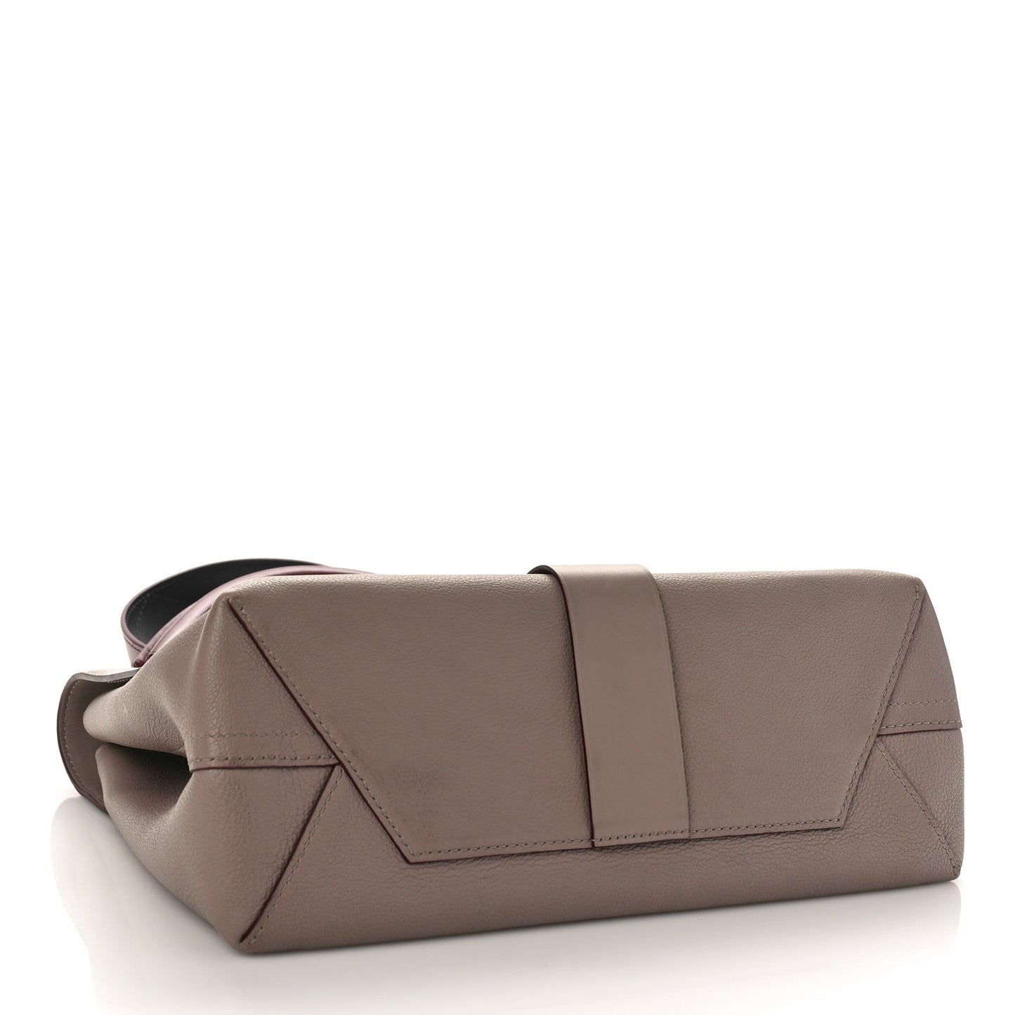 Calfskin Monogram Very One Handle Mastic Raisin