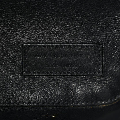 Saint Laurent Canvas All-Over Monogram Bucket Bag Black 7 of 11