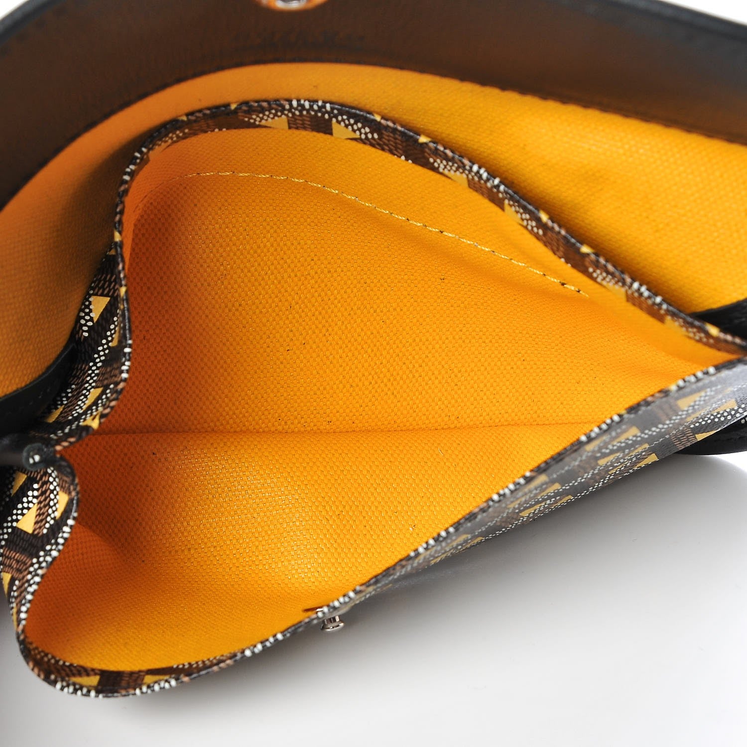 Goyard Goyardine Saint Louis Claire Voie PM Black Yellow 8 of 10