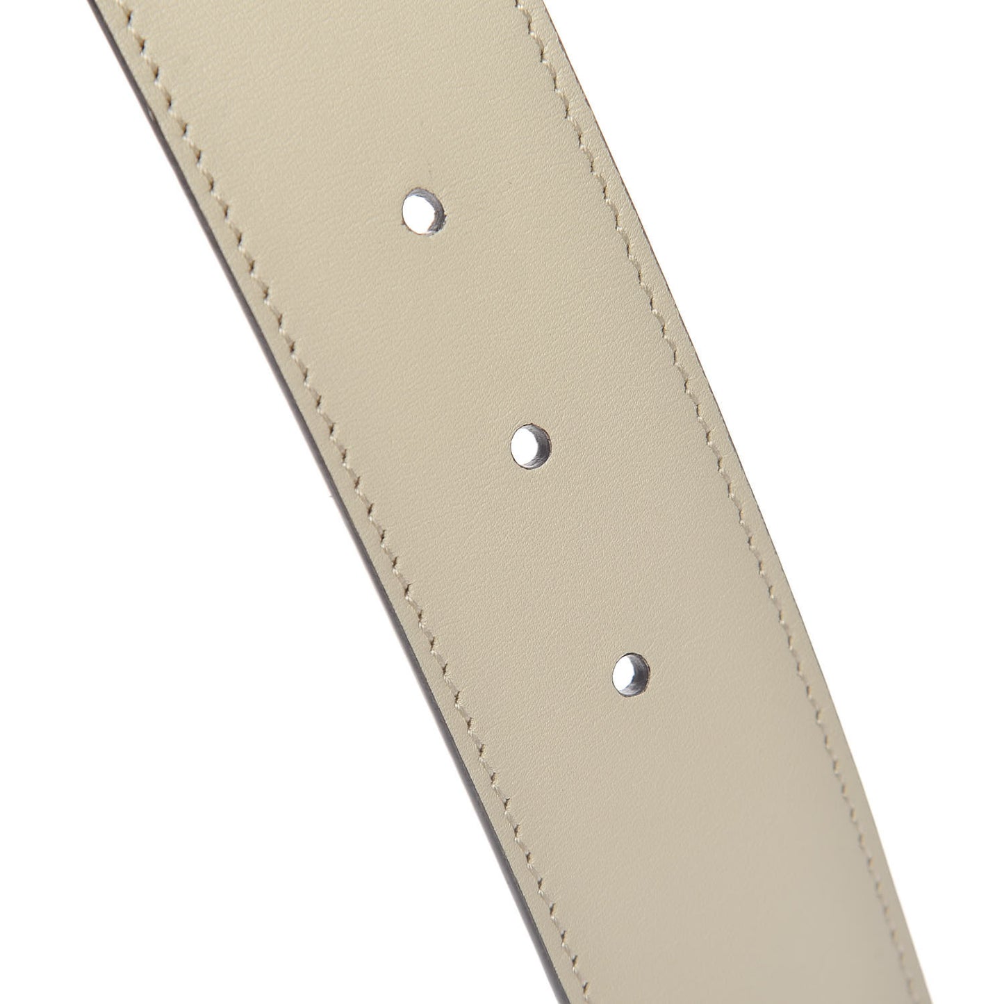Calfskin Crystal Double G 40mm Belt 95 38 White Multicolor