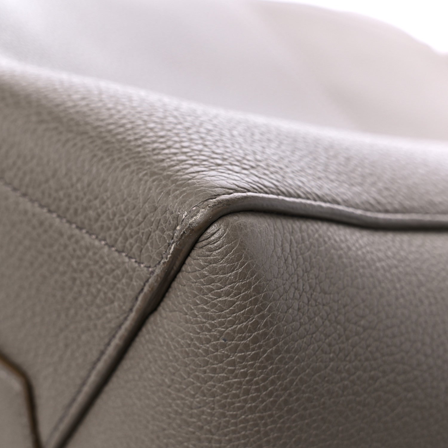 Celine Soft Grained Calfskin Sangle Bucket Bag Taupe 10 of 16