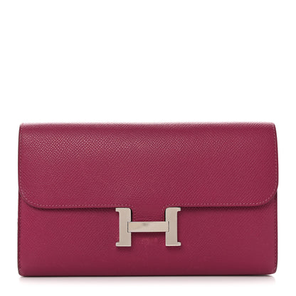 Hermes Epsom Constance Long Wallet Tosca 1 of 7