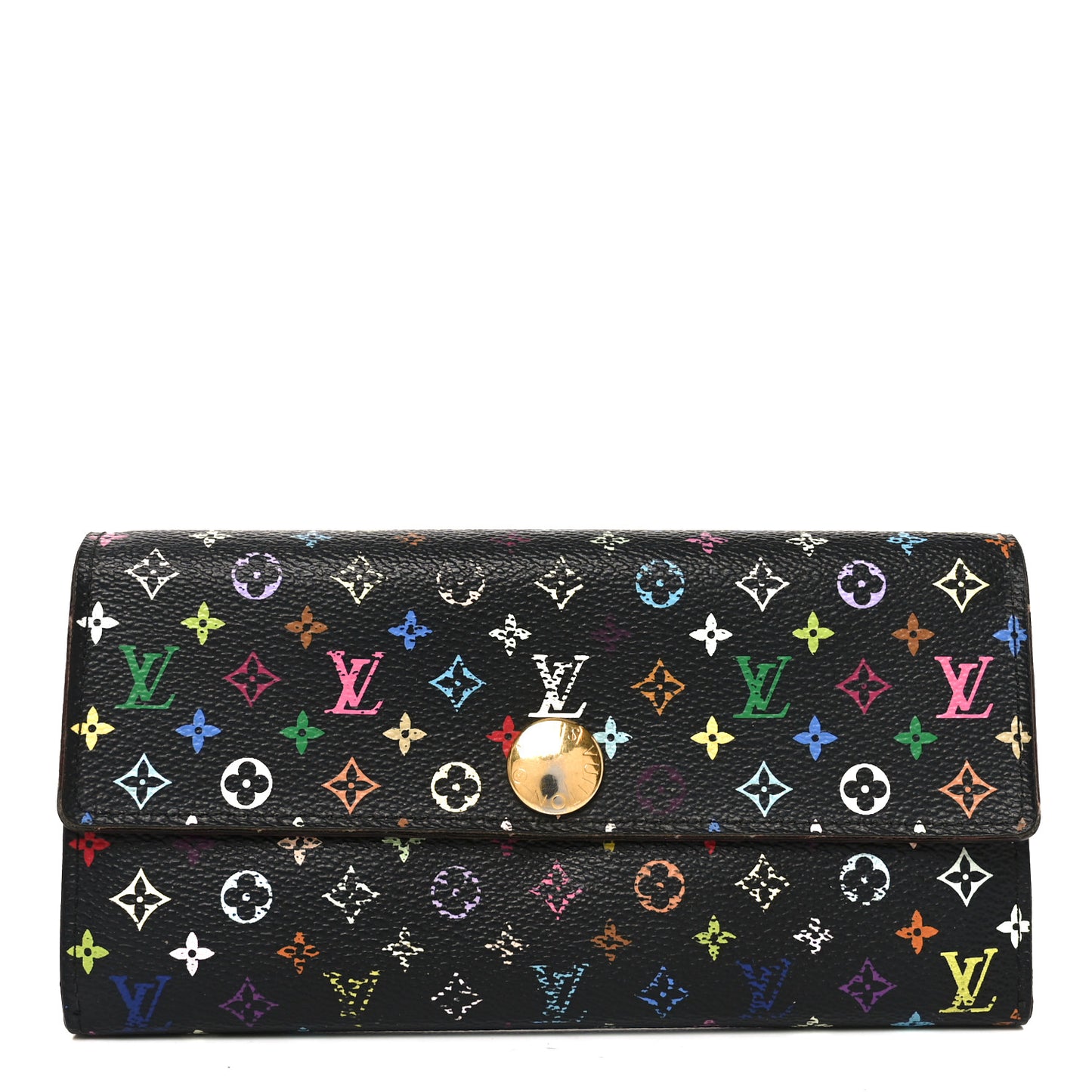Monogram Multicolor Sarah Wallet Black Grenade