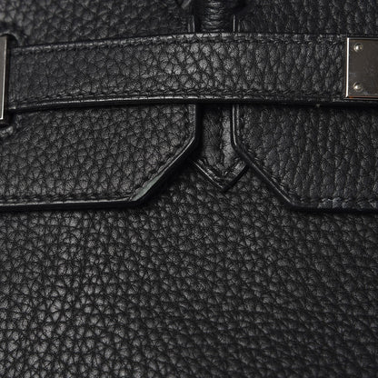 Hermes Taurillon Clemence Birkin 40 Black 30 of 36