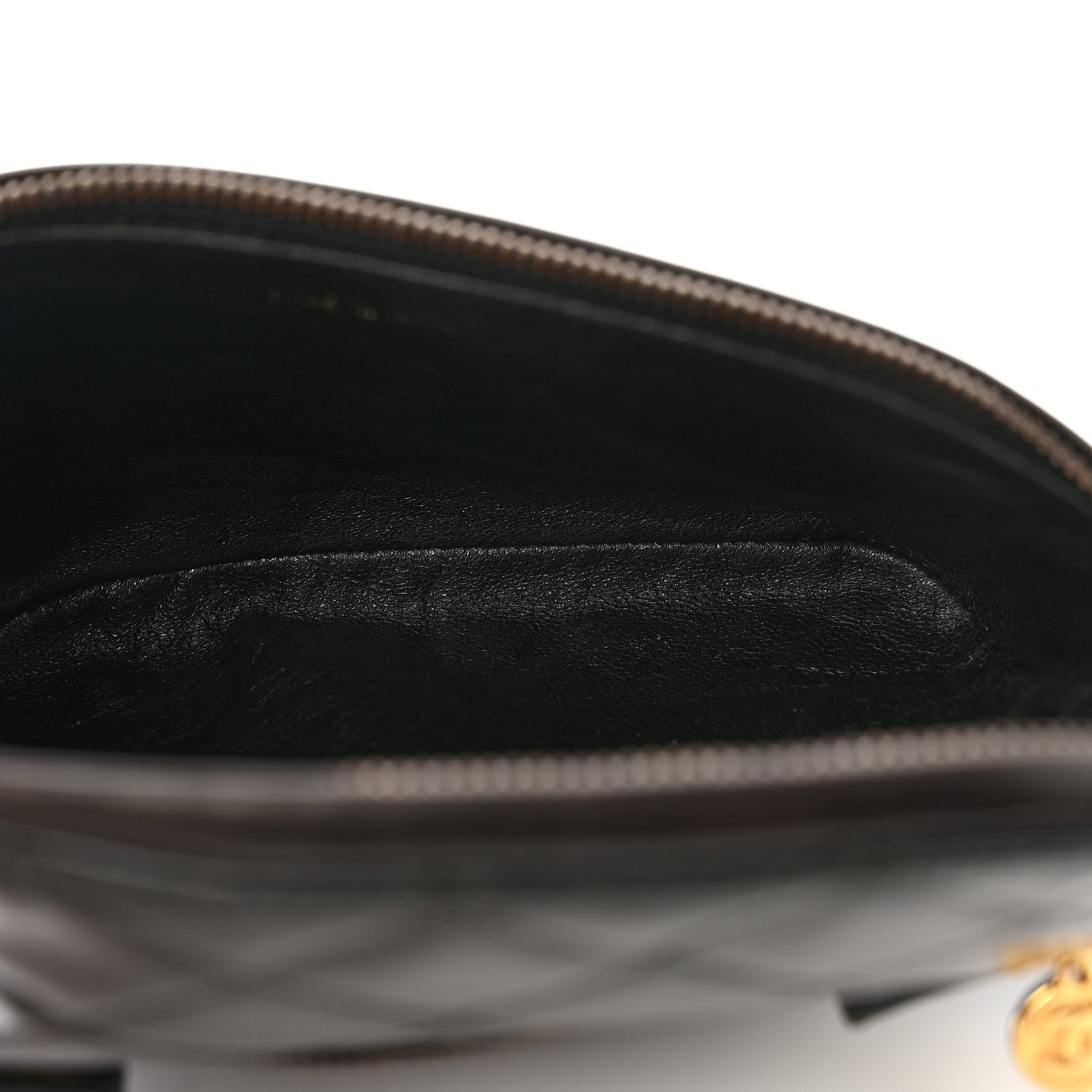 Chanel Patent Calfskin Quilted Waist Belt Bag 70 28 Black 5 of 14