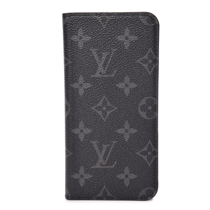 Louis Vuitton Monogram Eclipse iPhone 7 Plus Folio Case 1 of 8