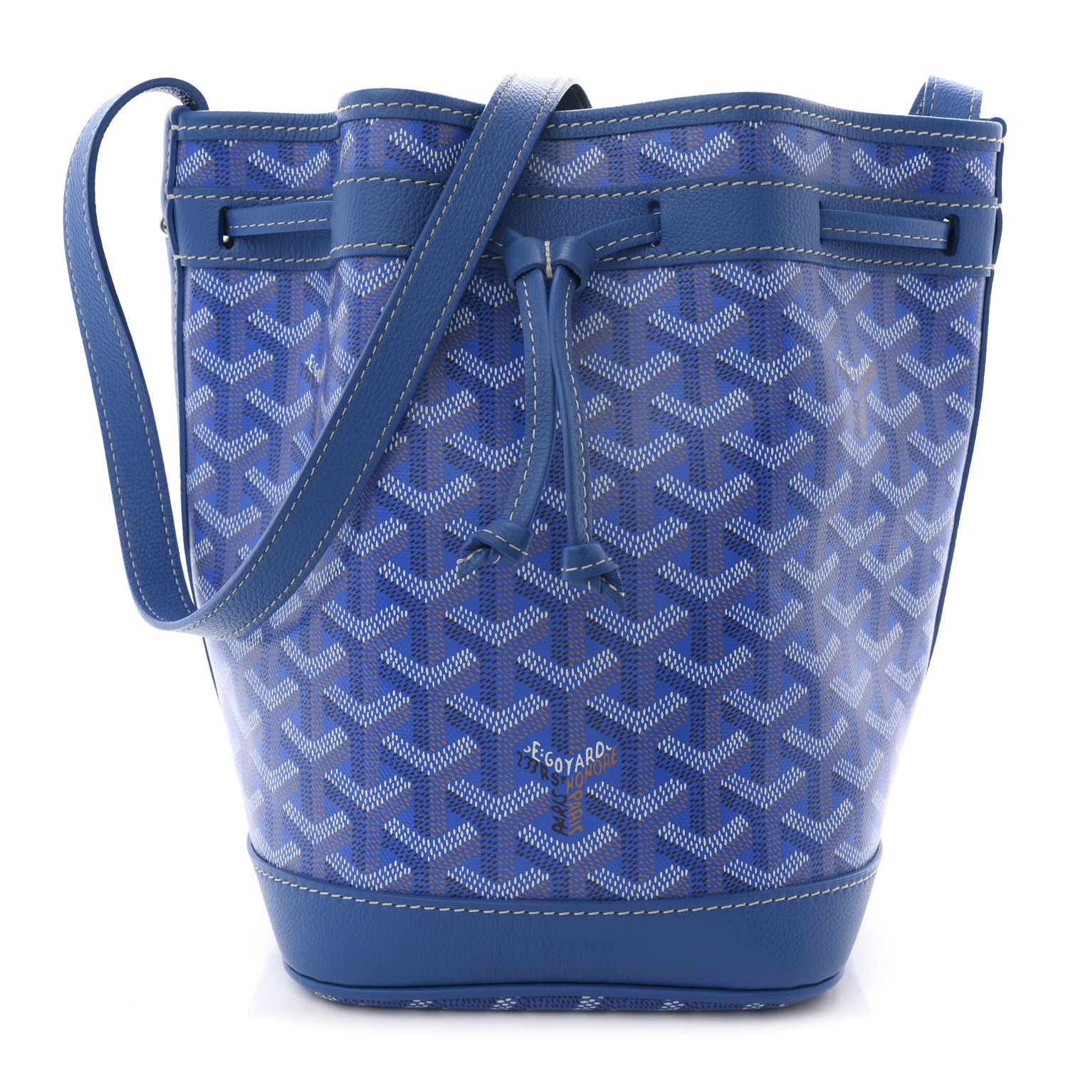 Goyard Goyardine Petit Flot Bucket Bag PM Sky Morning 1 of 9
