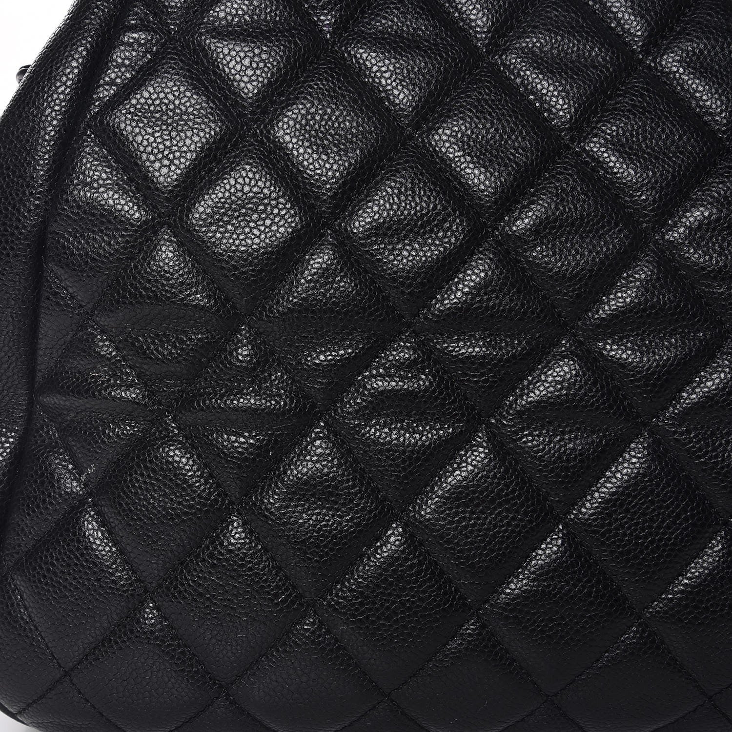 Chanel Caviar Quilted Framed Bowling Bag Black 9 of 15