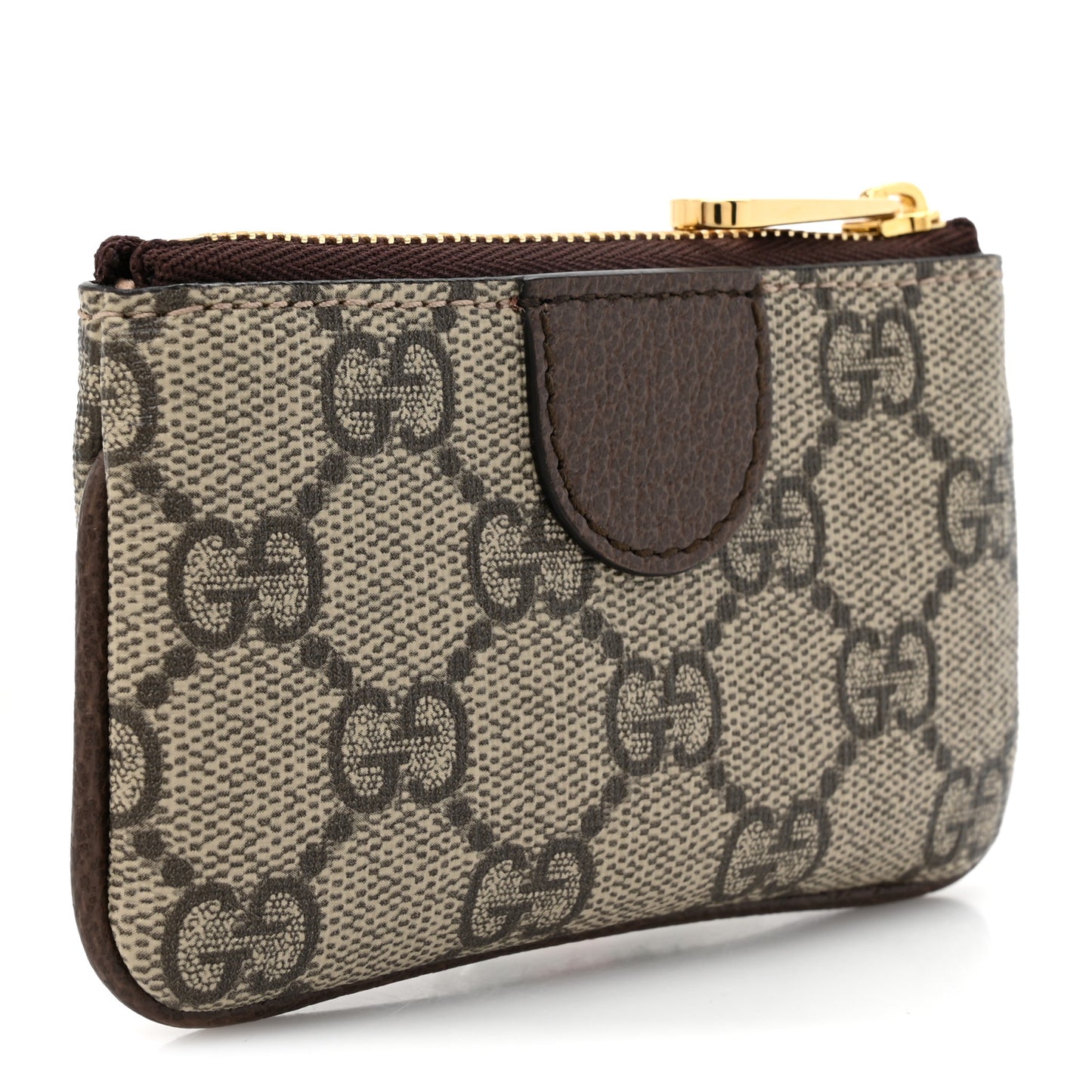 GG Supreme Monogram Web Ophidia Key Case Beige New Acero