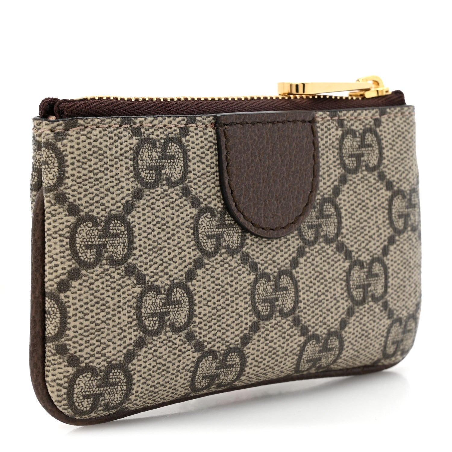 Gucci GG Supreme Monogram Web Ophidia Key Case Beige New Acero 3 of 8