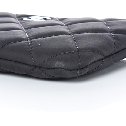 Chanel Nylon Quilted Small Cosmetic Case Black 9 of 11