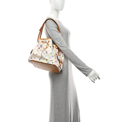 Louis Vuitton Monogram Multicolor Petit Noe White 2 of 11