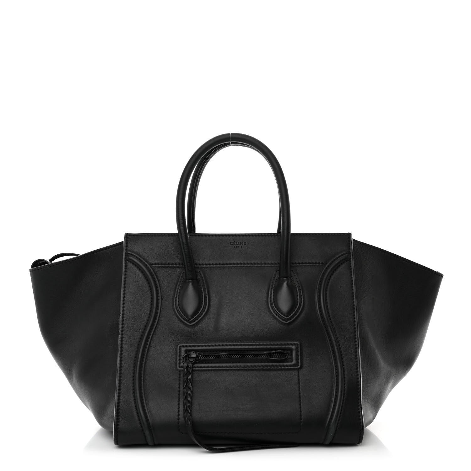 Celine Smooth Calfskin Medium Phantom Luggage Black 1 of 21