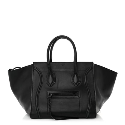 Celine Smooth Calfskin Medium Phantom Luggage Black 1 of 21