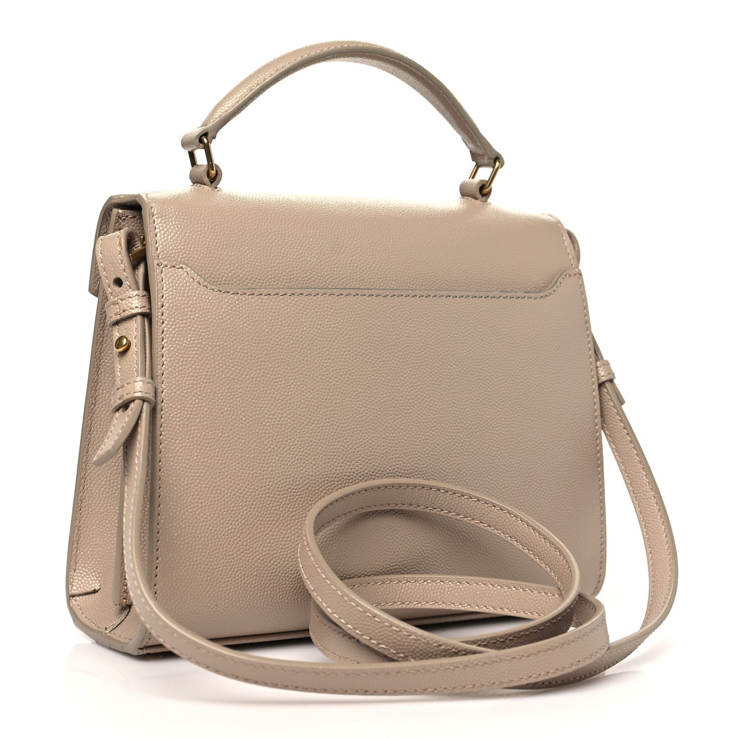 Grain de Poudre Mini Classic Monogram Cassandra Top Handle Beige