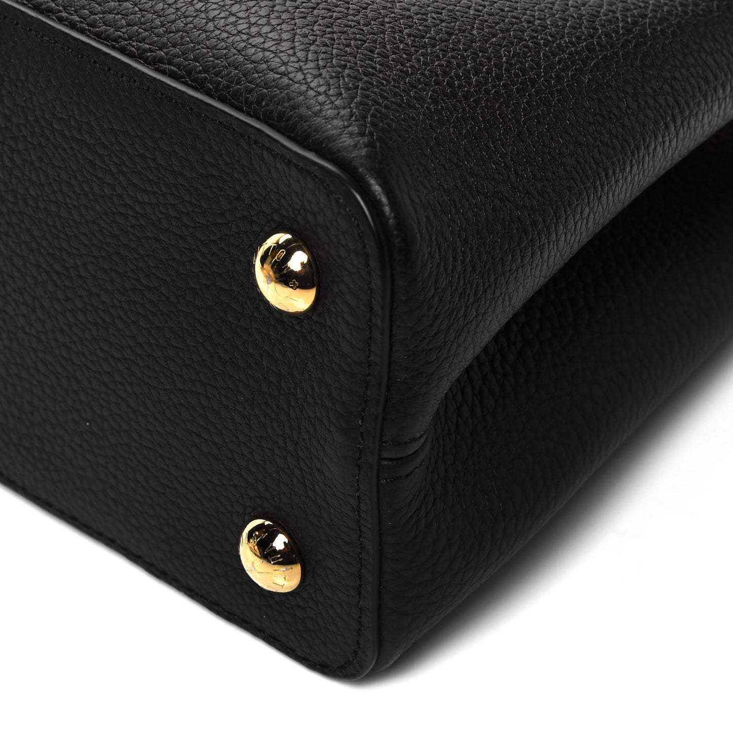 Taurillon Fleur De Lys Capucines PM Black