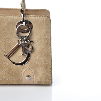 Christian Dior Suede Cannage Stitched East West Lady Dior Beige 14 of 25