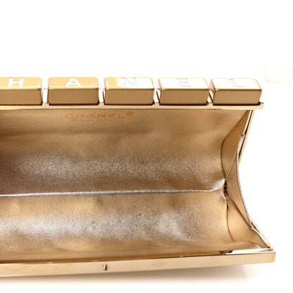 Chanel Metal Keyboard Clutch Dark Gold 5 of 7