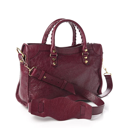 Balenciaga Agneau Classic Gold Hardware S City Violet Prune 2 of 9