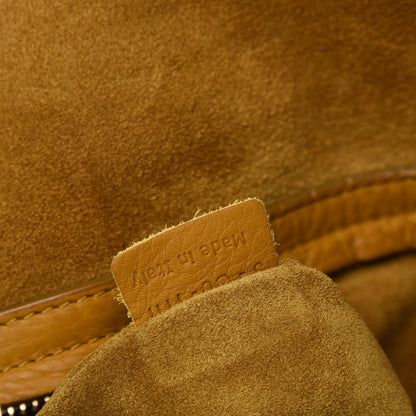 Celine Supple Calfskin Medium Phantom Luggage Curry 11 of 14