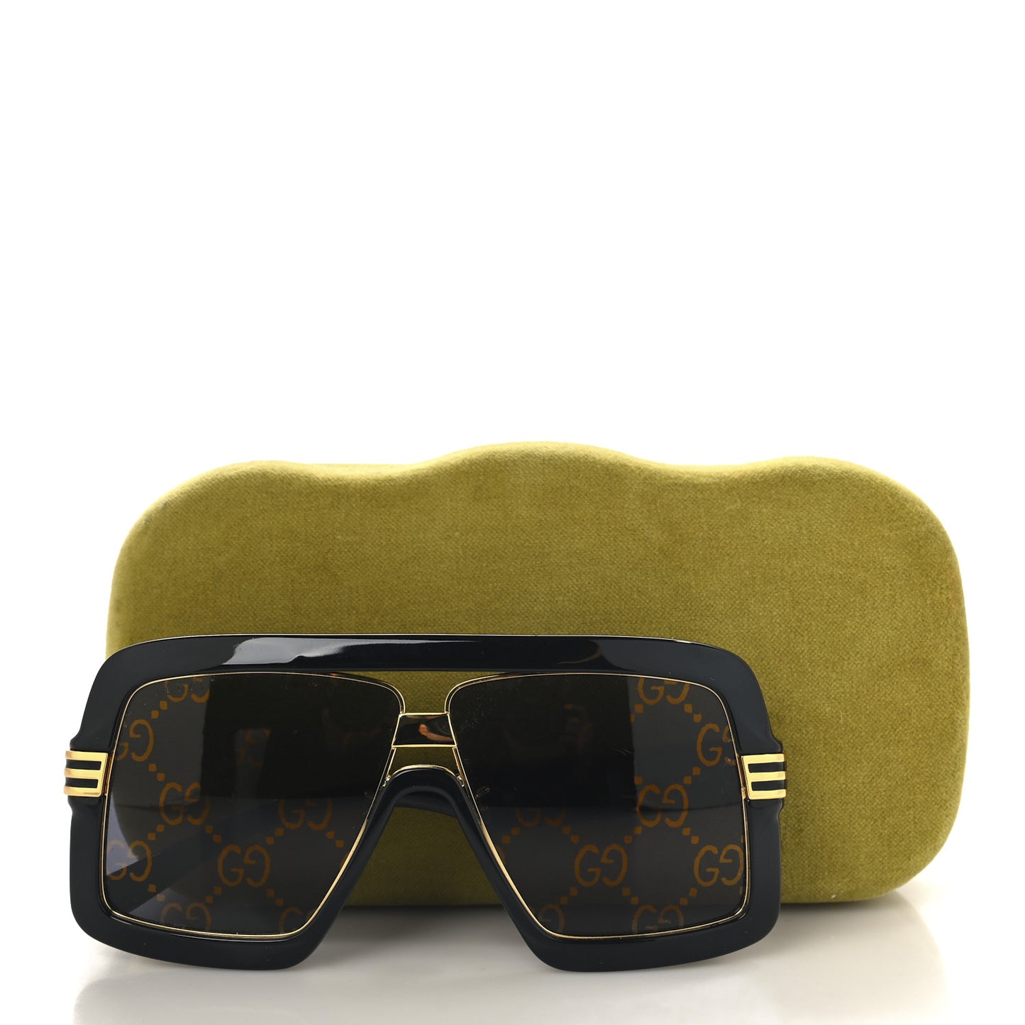 Acetate Shield GG0900S Sunglasses Black