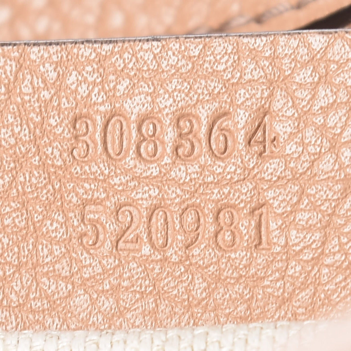 Pebbled Calfskin Small Soho Disco Bag Rose Beige