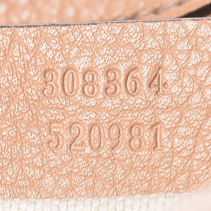 Gucci Pebbled Calfskin Small Soho Disco Bag Rose Beige 7 of 7