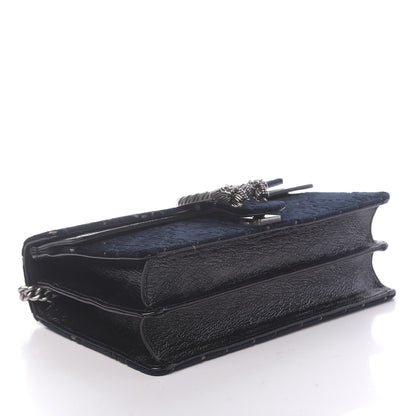 Gucci Velvet Skipper GG Monogram Small Dionysus Shoulder Bag Blue Beige Black 4 of 11