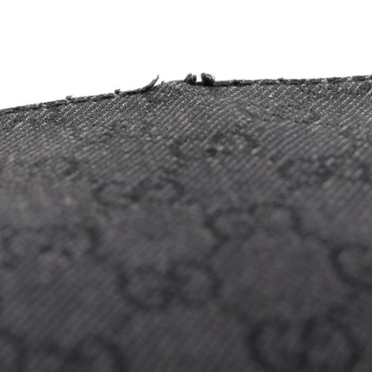 Gucci Denim Monogram Flat Messenger Bag  Black 12 of 13