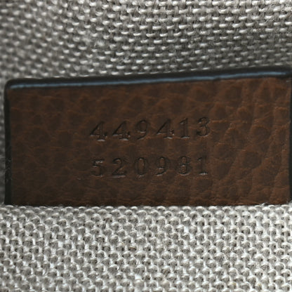 Gucci Monogram Mini Bree Messenger Bag Beige Tabacco 7 of 9