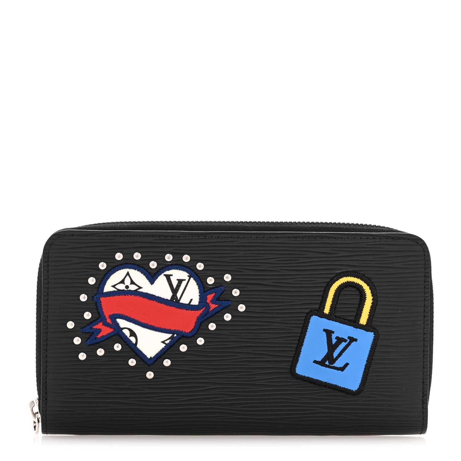 Louis Vuitton Epi LV Stories Zippy Wallet Black 1 of 8