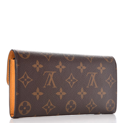 Louis Vuitton Monogram Emilie Wallet Safran 3 of 7