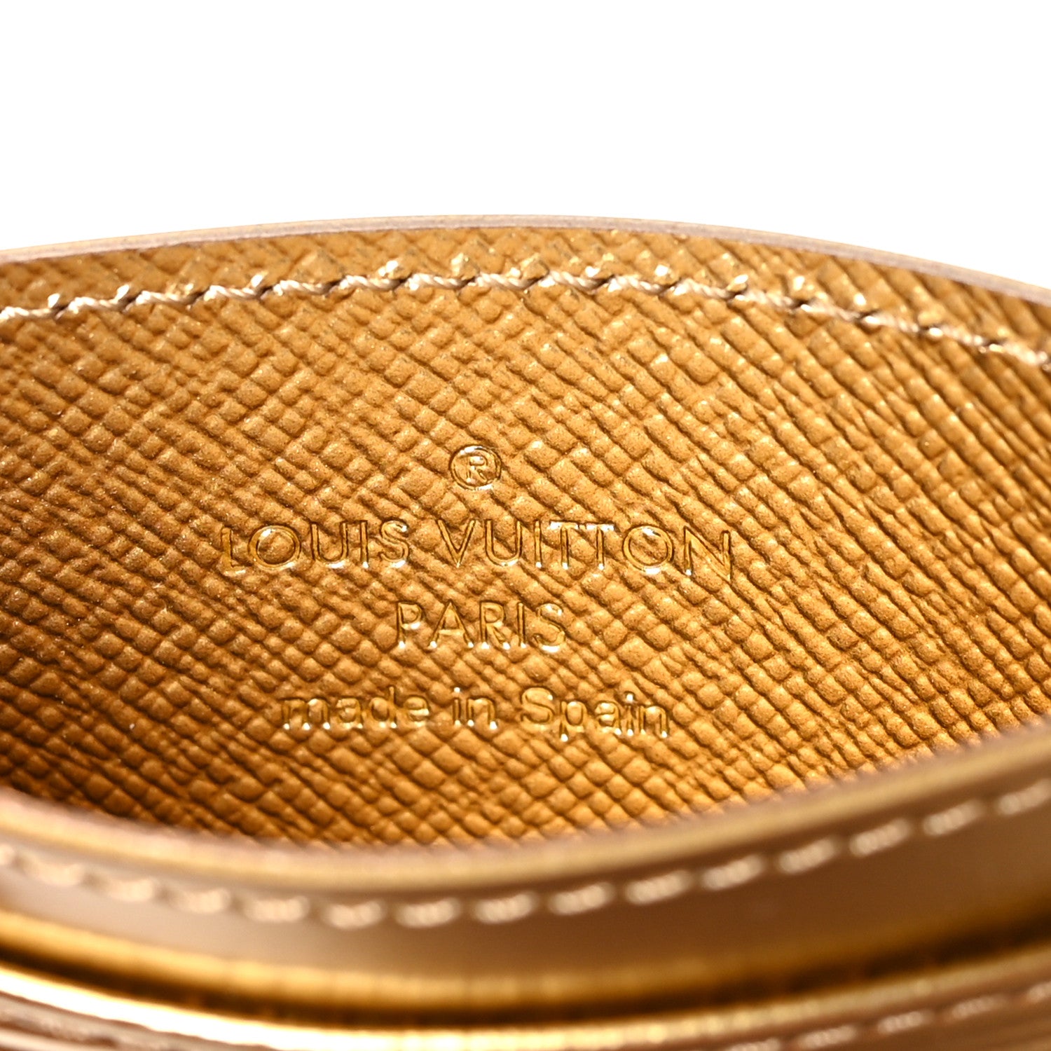 Louis Vuitton Epi Card Holder Gold 6 of 7