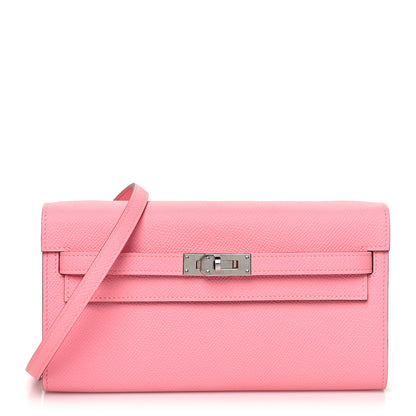 Hermes Epsom Kelly Wallet To Go Rose Confetti 1 of 11