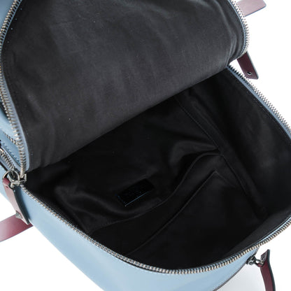 Valentino Garavani Calfskin Rockstud Backpack Blue 5 of 6