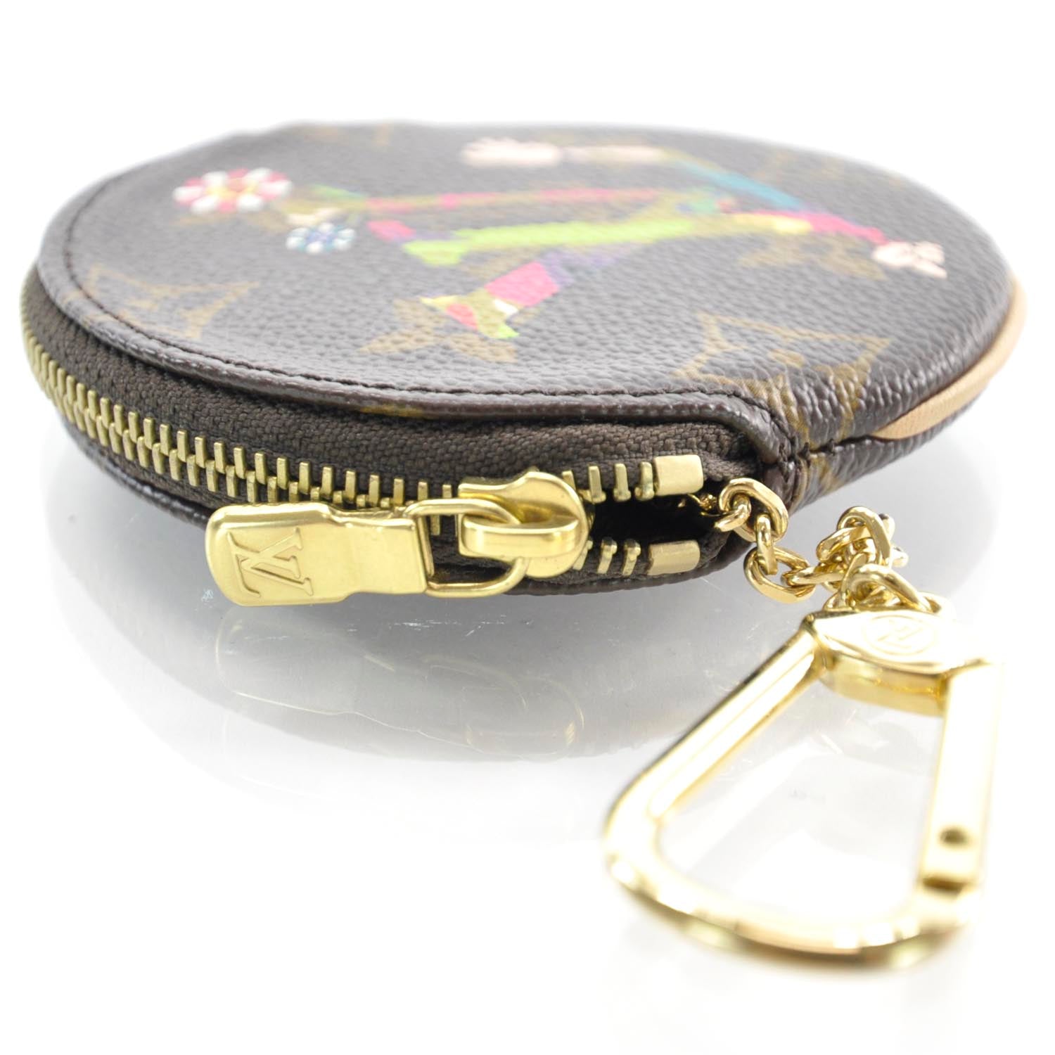 Louis Vuitton Monogram MOCA Round Coin Purse 3 of 6