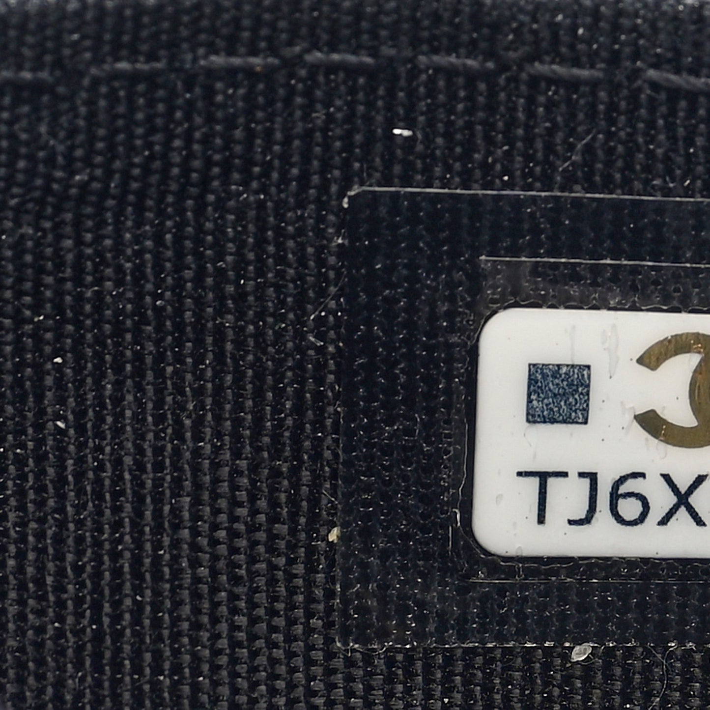 Lambskin Quilted Chanel 19 Card Holder Black