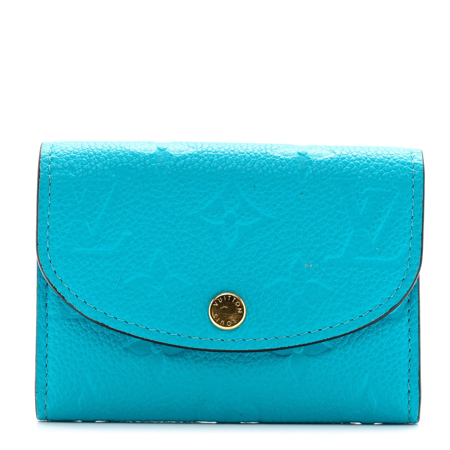 Louis Vuitton Empreinte Rosalie Coin Purse Turquoise 1 of 8