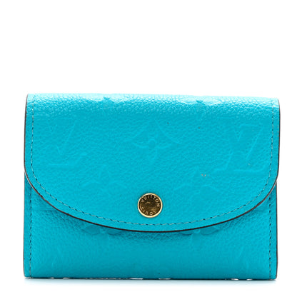 Louis Vuitton Empreinte Rosalie Coin Purse Turquoise 1 of 8