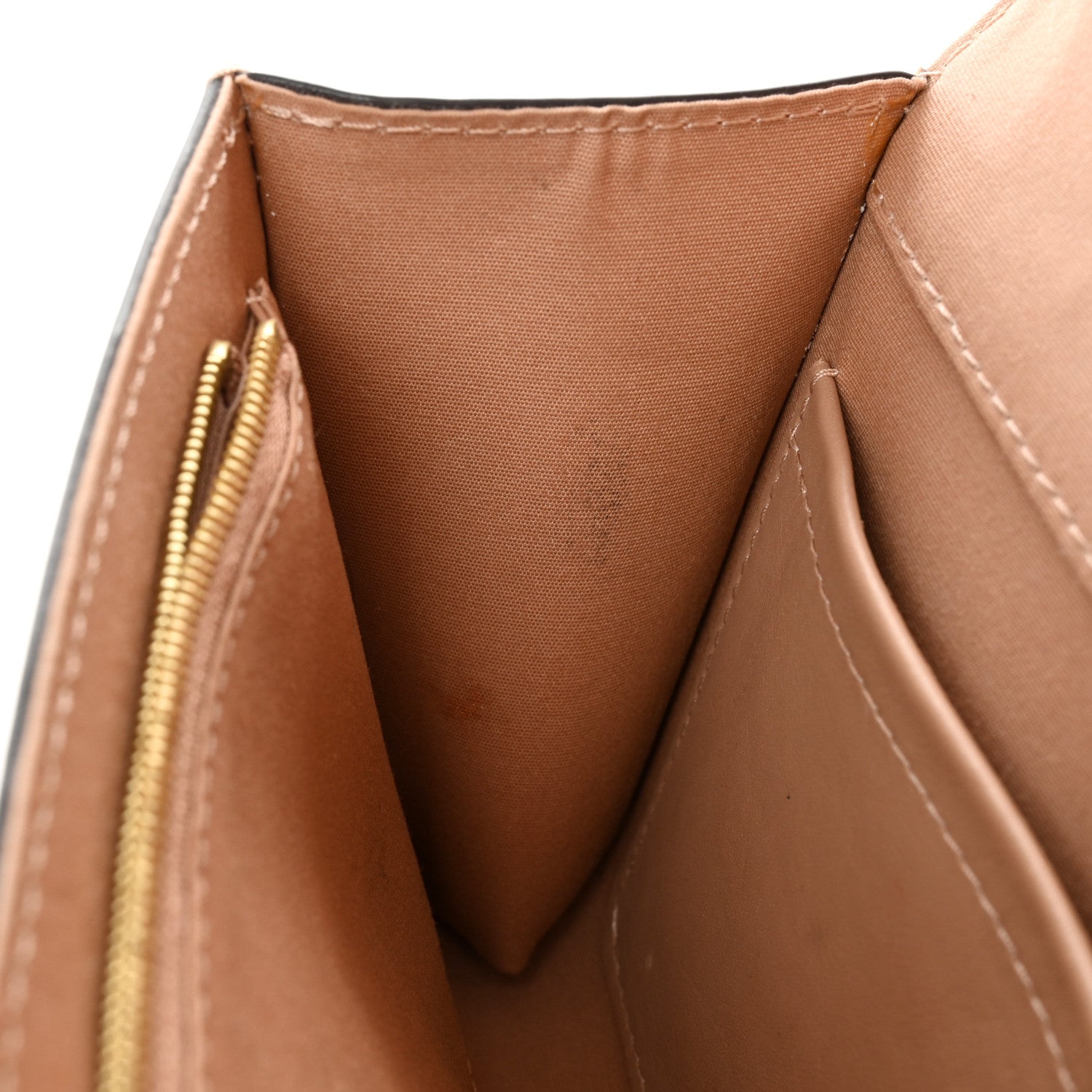 Louis Vuitton Patent Louise Clutch Nude 10 of 13