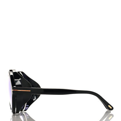 Tom Ford Acetate Neughman Sunglasses TF882 Black 3 of 7