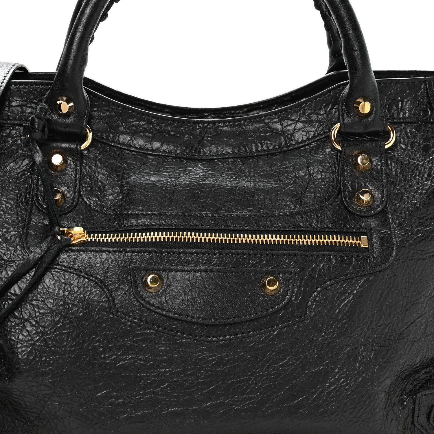 Balenciaga Agneau Classic Gold Hardware City Black 9 of 11