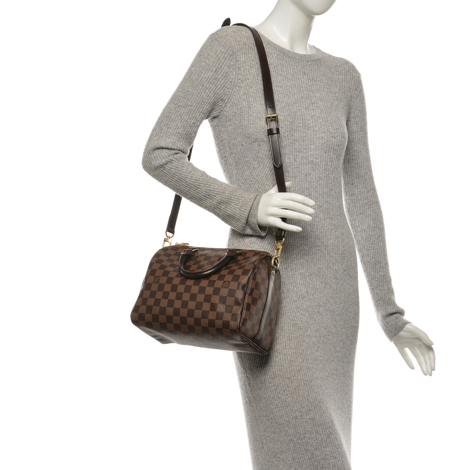 Louis Vuitton Damier Ebene Speedy Bandouliere 25 2 of 8